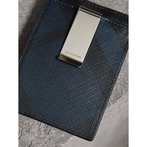 london check money clip card case burberry|Burberry London Check Money Clip Card Case .